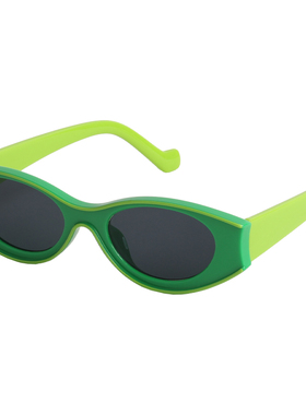 VNTG墨镜荧光色小众时髦感防紫外线uv40大框显脸小ins风太阳眼镜