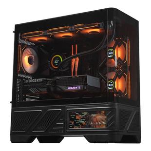 【24期免息】amd锐龙9800x3d rtx5070ti/rx9070xt带屏游戏电竞ai视频绘画设计台式组装电脑主机diy整机vk03m