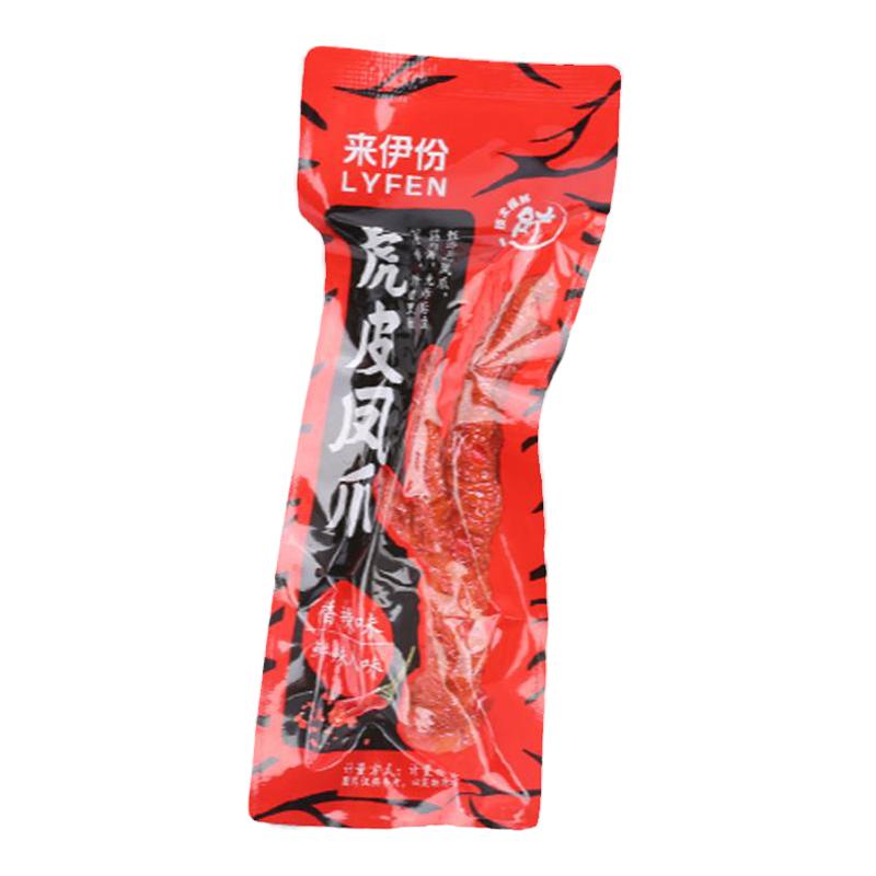 来伊份虎皮凤爪500g休闲零食