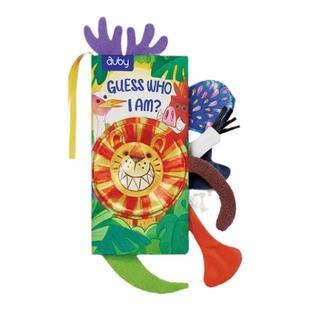 澳贝大尾巴机关布书婴儿宝宝立体触摸撕不烂儿童益智玩具礼盒