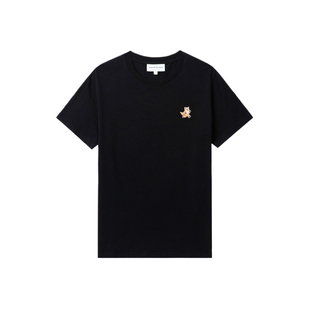 IT Maison Kitsune女装宽松短袖T恤新款简约休闲狐狸装饰圆领半袖