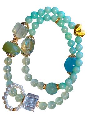 海蓝宝白水晶萤石海洋石