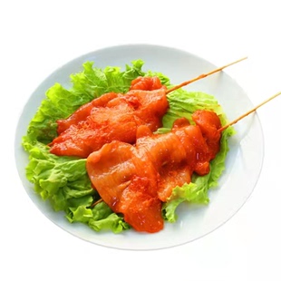 里脊肉片串串香铁板烧烤食材鸡胸肉手抓饼专用整箱商用冷冻500串