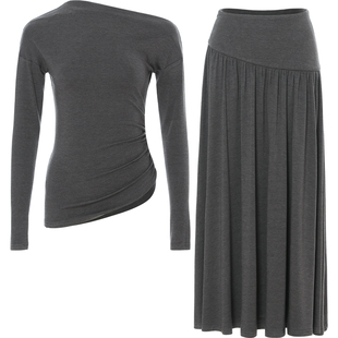 从那以后法式针织套装裙新年战袍年会礼服裙子两件套连衣裙女秋冬