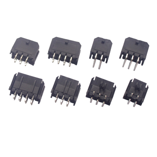 小5557双排直针/弯针座43045插座MX3.0PCB焊板连接器2P4P6P8P-24P