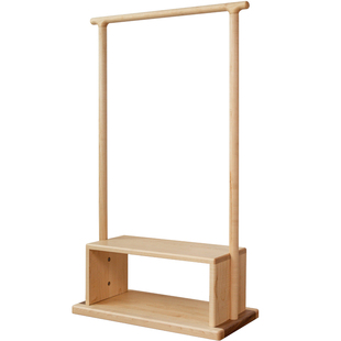 南忘/秋千衣帽架 创意儿童衣帽架落地实木家具可爱迷你挂衣架换鞋