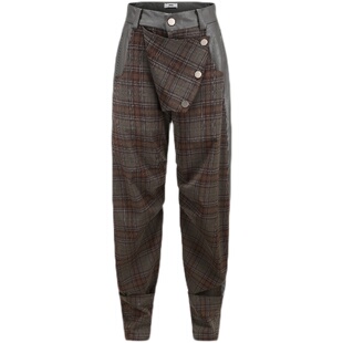 24ans double stitching pantalettes 拼色靴裤2024秋