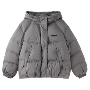 女大童花苞羽绒服2024冬装新款青少年时尚90白鸭绒保暖连帽厚外套