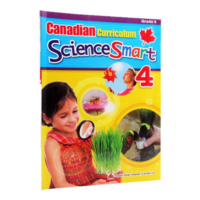 进口英文原版正版 加拿大原版教材 Canadian Curriculum Science Smart Grade 4 科学学习练习册 4年级