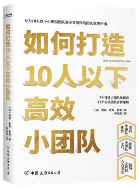 如何打造10人以下高效小团队 西蒙麦克罗里 著 小团队管理企业管理与培训团队合作协作意识经管励志书籍