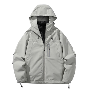 情侣户外三合一冲锋衣羽绒服男三防面料冬季防风内胆外套2025新款