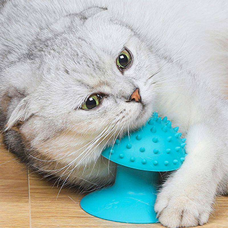 猫咪蹭痒器宠物猫吸盘蹭毛器按摩器猫咪挠痒痒神器猫咪专用按摩球