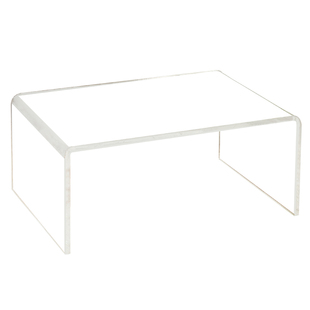 8mm10mm加厚透明亚克力U型置物架手办分层展示桌面收纳增高架定制