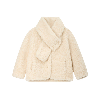 儿童皮草外套2025秋冬新款