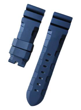 适用沛纳海橡原装款胶硅胶手表带  PAM111 441 386 闪电标24 26mm