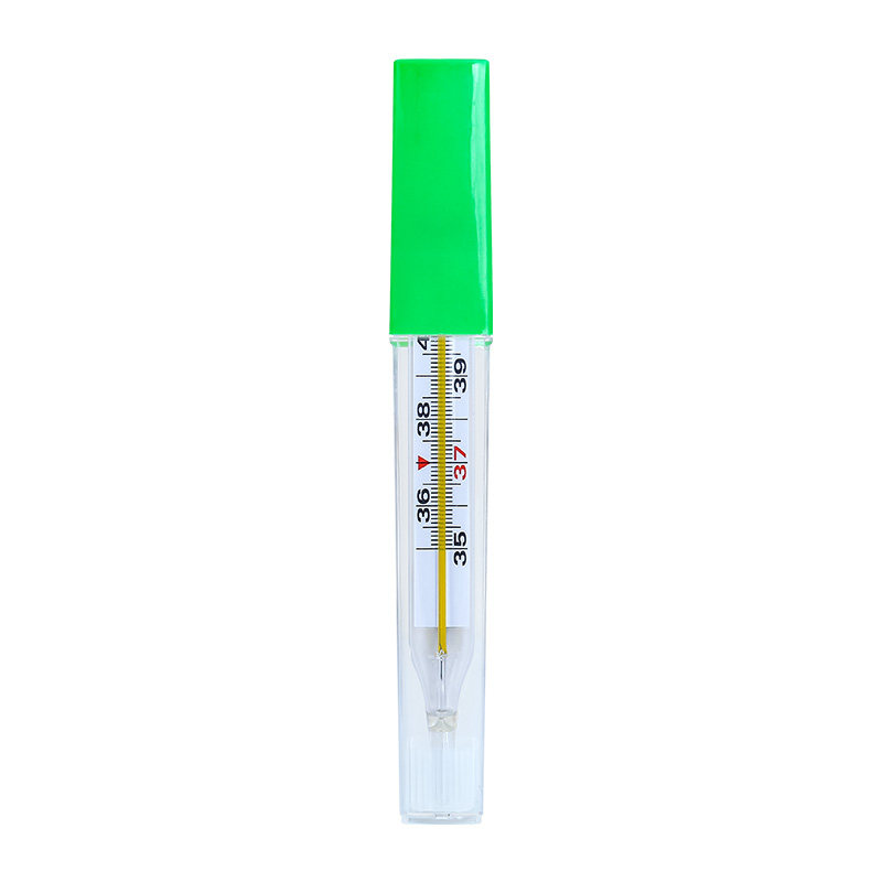 大刻度玻璃体温计无汞家用