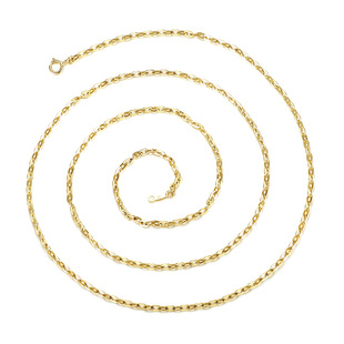 高级韩国流行14K黄金项链女裸链无吊坠简约日韩气质颈链锁骨链防