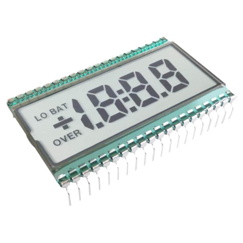 大连奇耘工业仪表用TN型3位半段码LCD液晶显示屏EDS803现货可定制