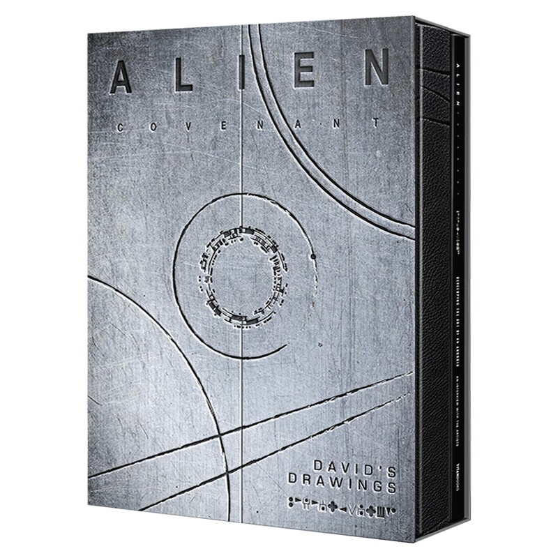 异形契约 大卫手稿 英文原版 Alien Covenant David's Drawings 外星生物艺术设计手绘手稿设定集 精装 英文版进口原版英语书籍