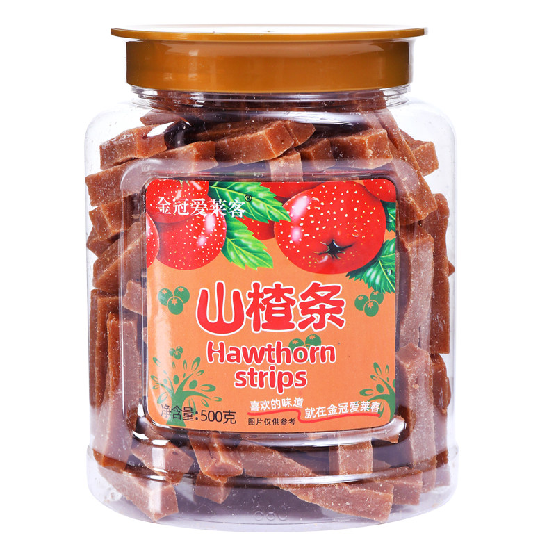 金冠爱莱客山楂制品罐装蜜饯零食