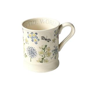 法式田园复古花卉陶瓷马克杯水杯小众大容量咖啡杯办公家用高级感