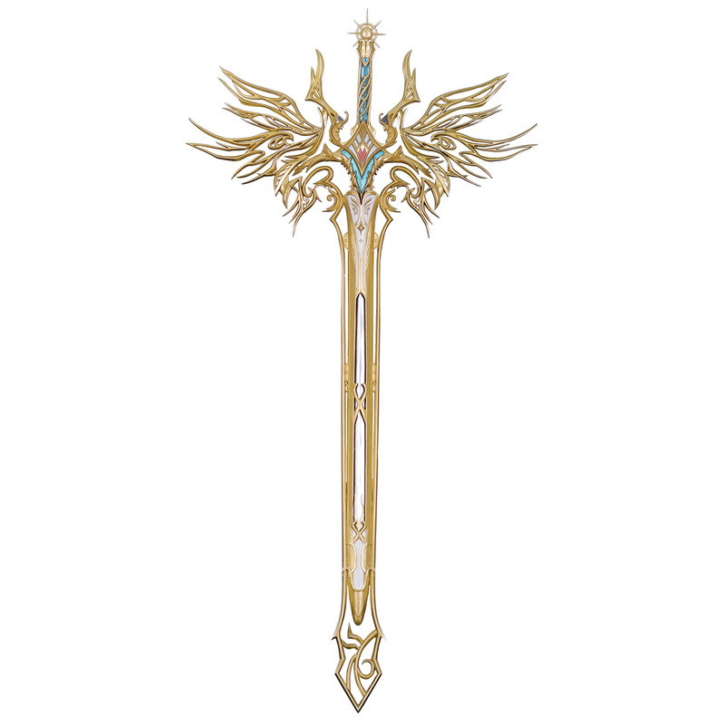 【natto】天使圣剑cos道具斗罗大陆cosplay千仞雪武器