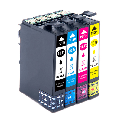 适用爱普生WF-2930墨盒Epson WF-2950 XP-2200 2205 XP-4200喷墨打印机墨盒10J1 10J2 10J3 10J4黑色彩色墨盒