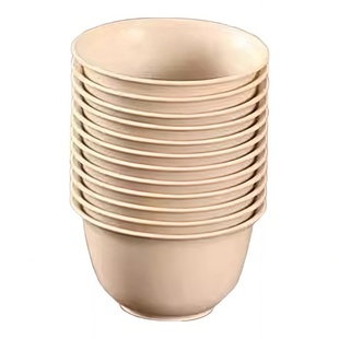 一次性茶杯稻壳功夫茶杯加厚耐高温家用旅行茶杯便携式茶具喝茶杯