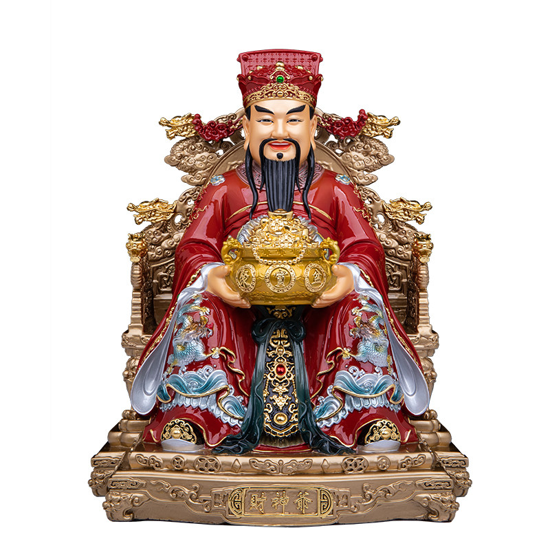 黄铜财神爷神像家用店铺供奉