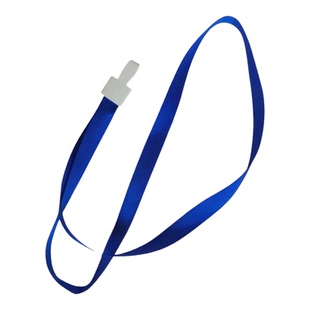 证件卡套挂绳蓝色胸卡绳彩色展会吊牌绳子工作证一体扣红色吊绳