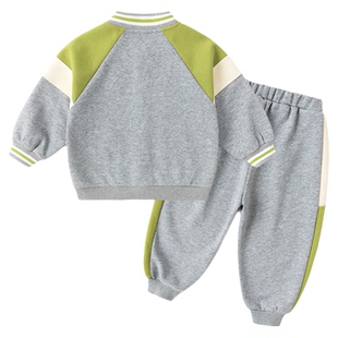 嘟嘟家儿童棒球服套装春秋款男童运动两件套宝宝外套女童裤子春季