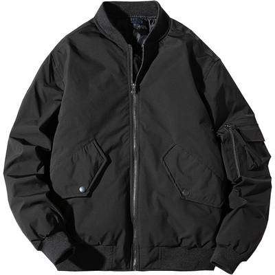 胖子外套加肥加大码男装棒球服