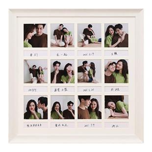 情侣相框纪念定制挂墙生日礼物合照记录宫格闺蜜照片打印diy摆台