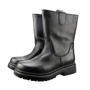 冬季真皮羊毛雪地靴男皮毛一体防水防滑加厚保暖棉靴中筒蒙古马靴