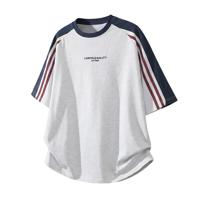 WASSUP美式运动重磅短袖T恤男夏
