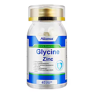 Alliance进口甘氨酸锌男性调理60粒