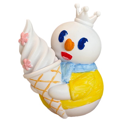 蜜雪冰城雪王涂鸦手办共赴春光系列儿童手工画画公仔玩具年货送礼