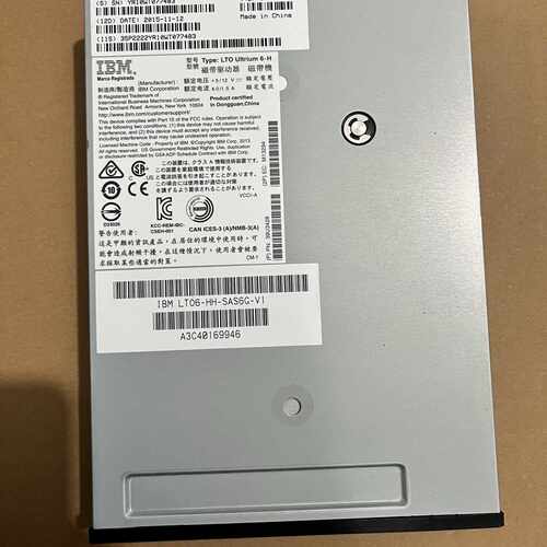 IBM SAS内置磁带机 LTO UItrium 6-H 3