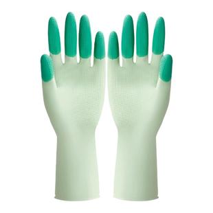 手套家务洗碗厨房耐用专用乳胶橡胶食品级耐用耐穿刺防油厨房手套