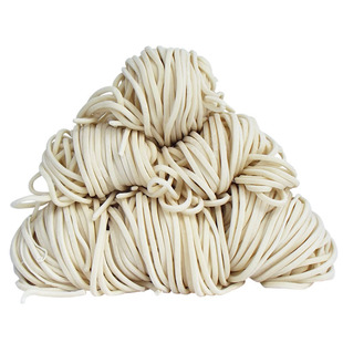 手擀风味面劲道面条一箱半干鲜圆面条筋道宽面刀削面整箱6袋商用