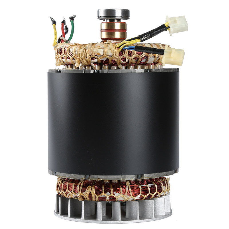 汽油发电机定子转子总成 2/3kw5/8千瓦单相三相全铜线圈电机配件