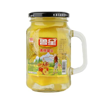 新鲜水果罐头黄桃网红玻璃瓶