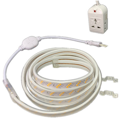 led灯带220v高亮双排珠2000k黄色