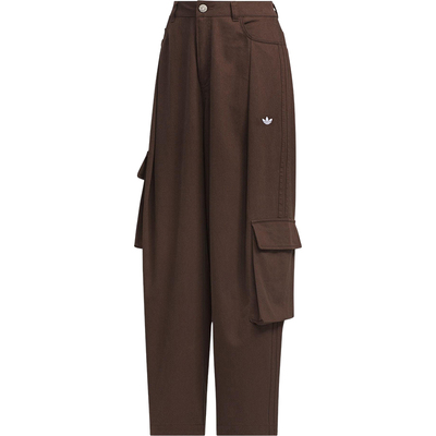 Adidas/阿迪达斯正品三叶草女士休闲运动工装阔腿耐穿长裤IA7511