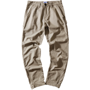 余文乐工装裤男潮牌ulzzang束脚裤宽松多口袋休闲裤ins超火的裤子