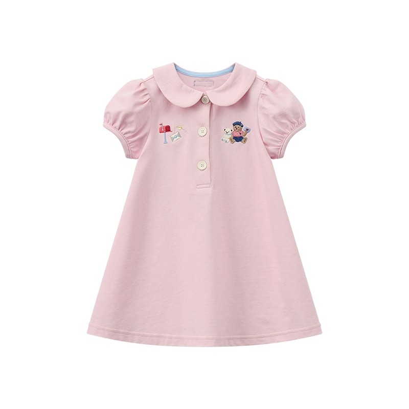 【菁英POLO】TeenieWeenie Kids小熊童装25年款新款女宝宝连衣裙