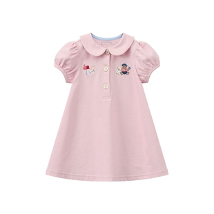 【菁英POLO】TeenieWeenie Kids小熊童装25年款新款女宝宝连衣裙