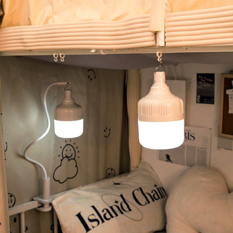 床头吊灯悬挂可夹蚊帐帘内小夜灯学生宿舍上铺内卷神器学习床上灯