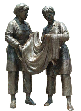 汉博雕塑景观民俗人物雕塑