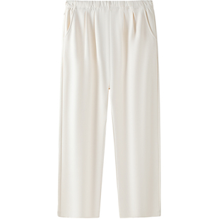 英氏孕妇休闲裤春季外穿宽松阔腿裤2026新款可调节百搭舒适直筒裤